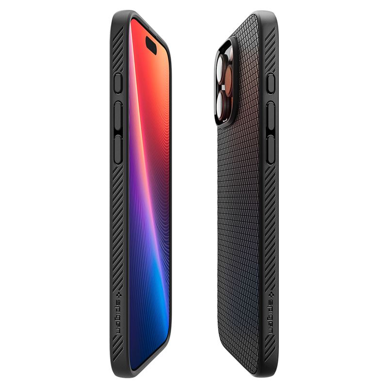 Spigen kryt Liquid Air pro iPhone 16 Pro Max - Matte Black