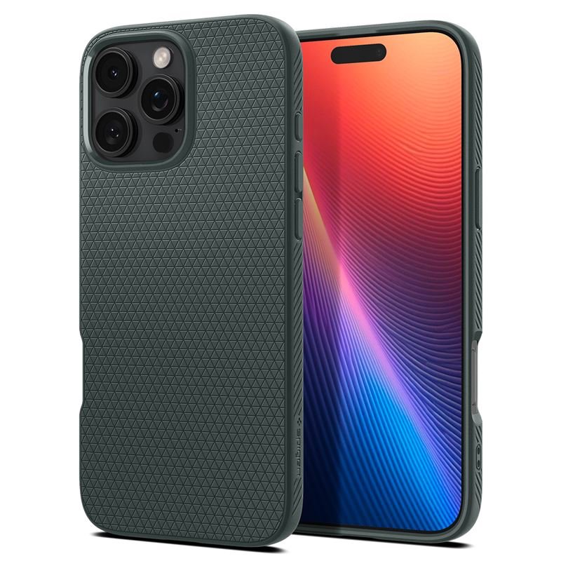 Spigen kryt Liquid Air pro iPhone 16 Pro Max - Abyss Green