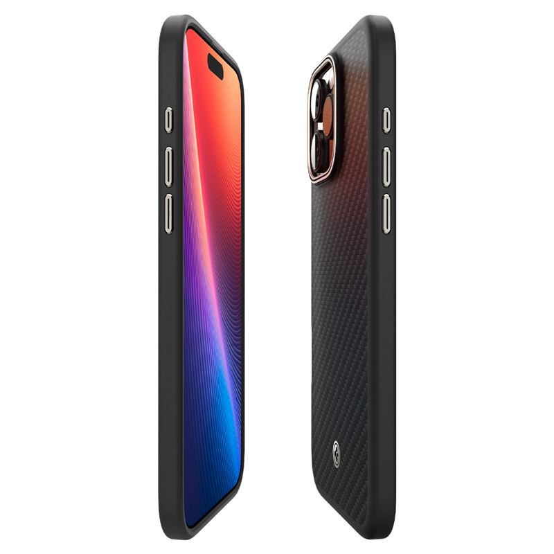 Spigen kryt Enro Aramid MagSafe pro iPhone 16 Pro Max - Natural Black