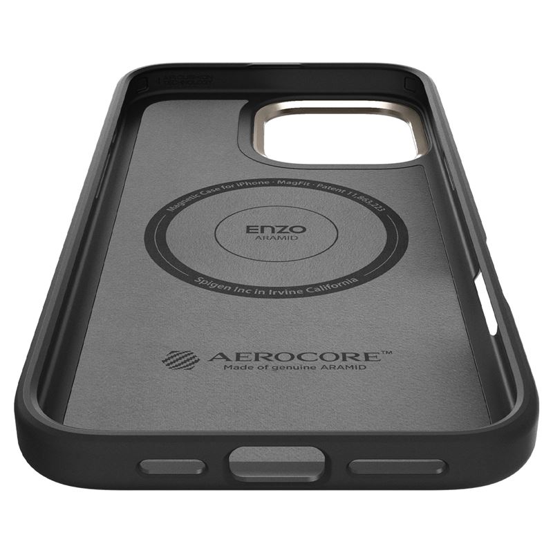 Spigen kryt Enro Aramid MagSafe pro iPhone 16 Pro Max - Natural Black