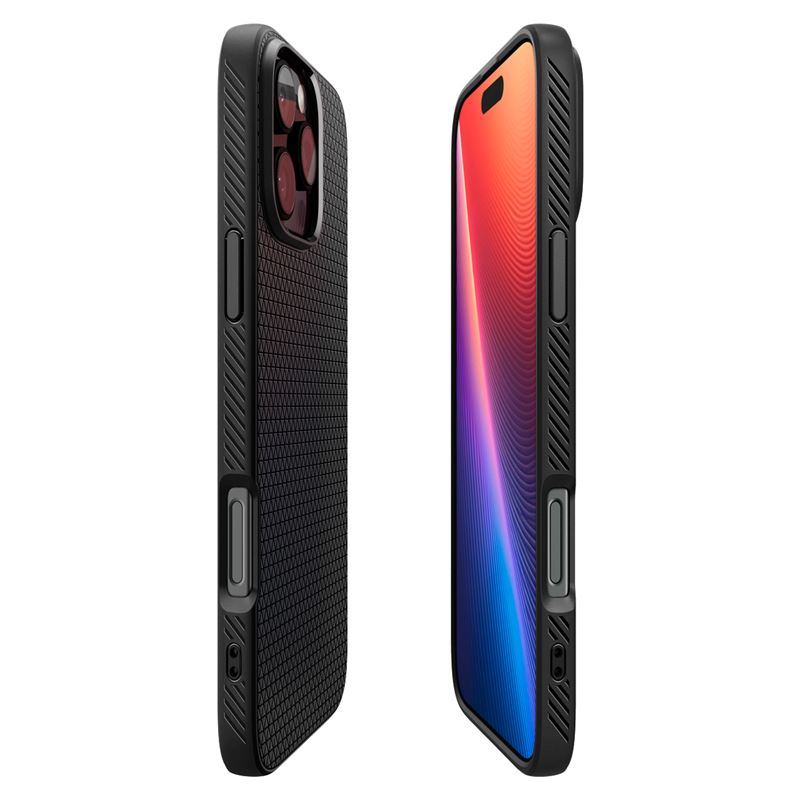 Spigen kryt Liquid Air pro iPhone 16 Pro - Matte Black