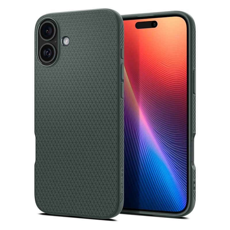 Spigen kryt Liquid Air pro iPhone 16 - Abyss Green