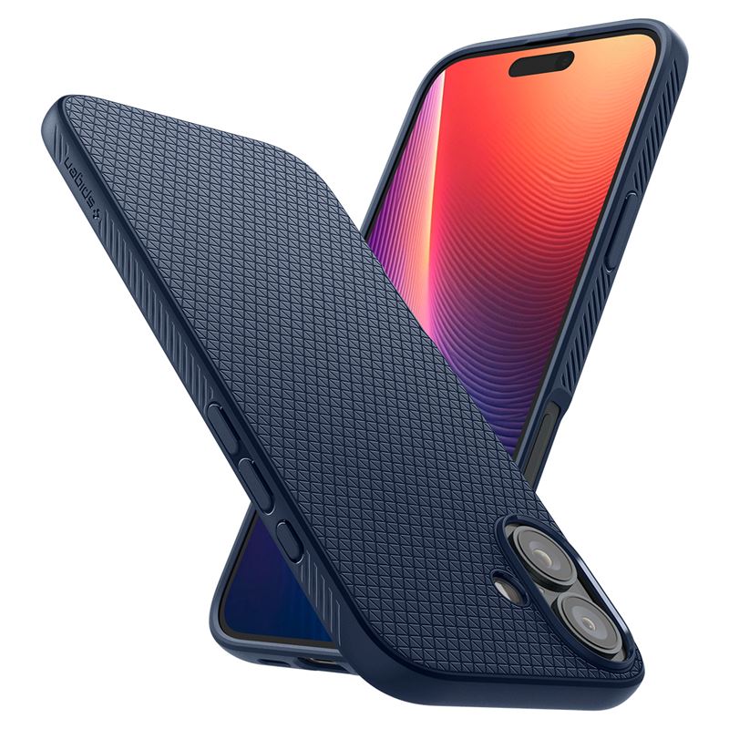 Spigen kryt Liquid Air pro iPhone 16 Plus - Navy Blue