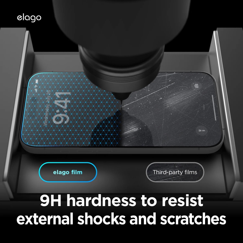 Elago ochranné sklo pre iPhone 16 Pro - Crystal Clear