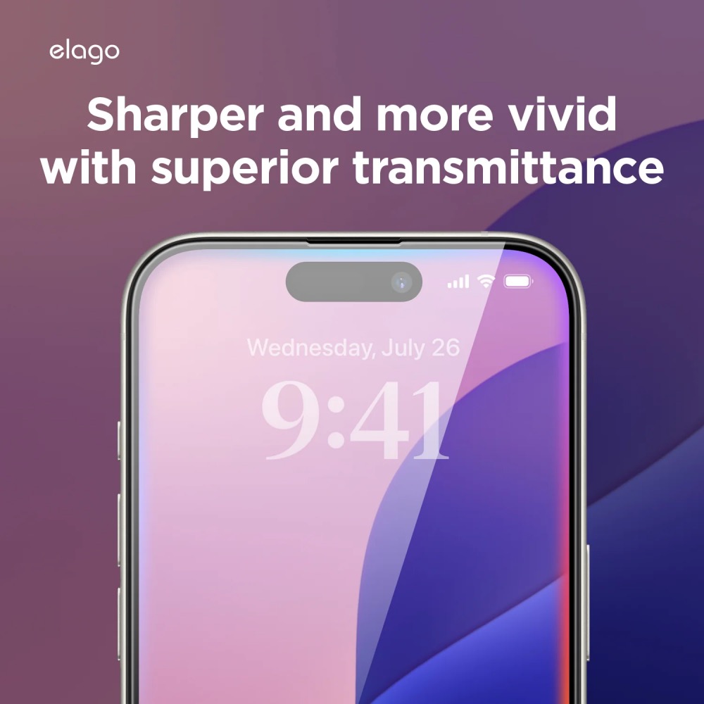 Elago ochranné sklo pre iPhone 16 Pro - Crystal Clear