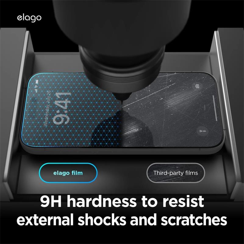 Elago ochranné sklo pre iPhone 16 Pro Max - Crystal Clear