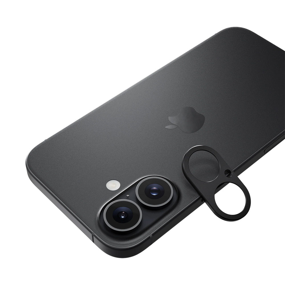 SwitchEasy LenShield Aluminum Lens Protector pre iPhone 16/16 Plus - Black