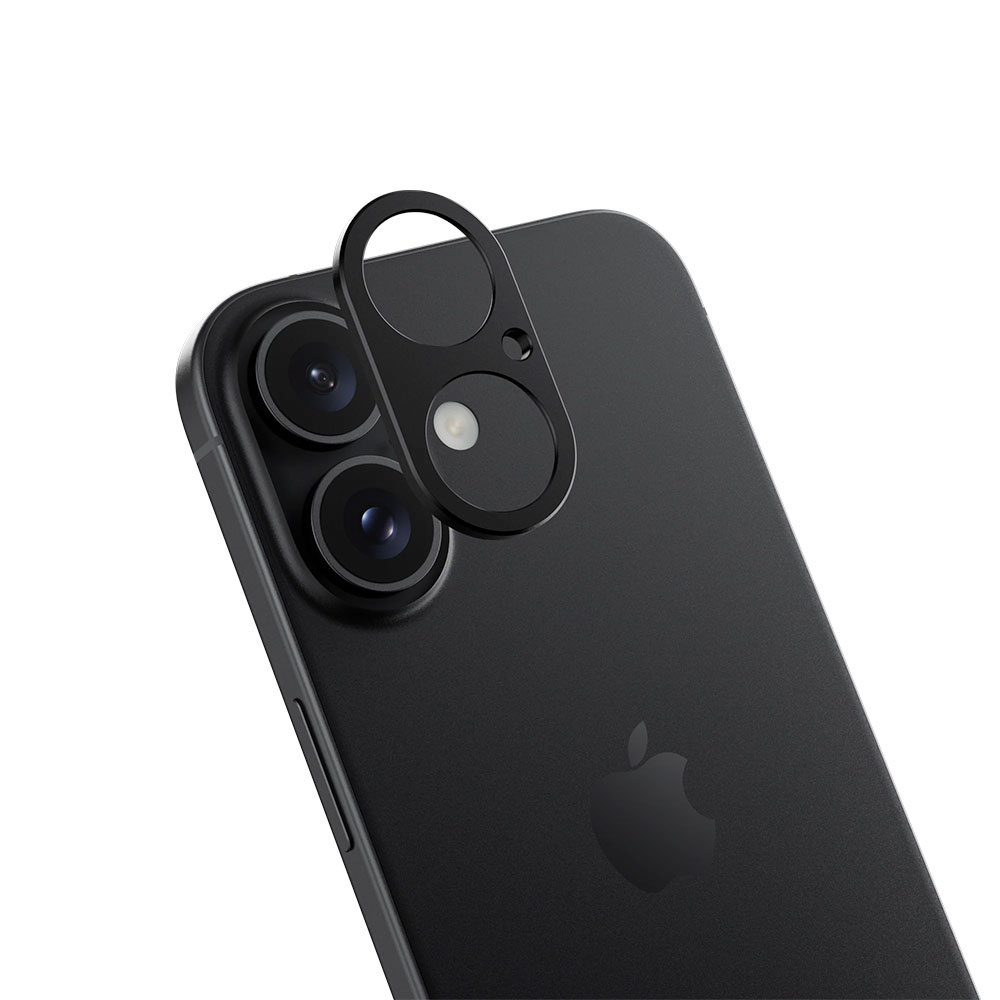 SwitchEasy LenShield Aluminum Lens Protector pre iPhone 16/16 Plus - Black