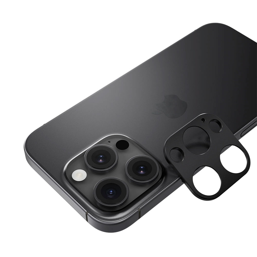 SwitchEasy LenShield Aluminum Lens Protector pre iPhone 16 Pro/16 Pro Max - Titanium Black