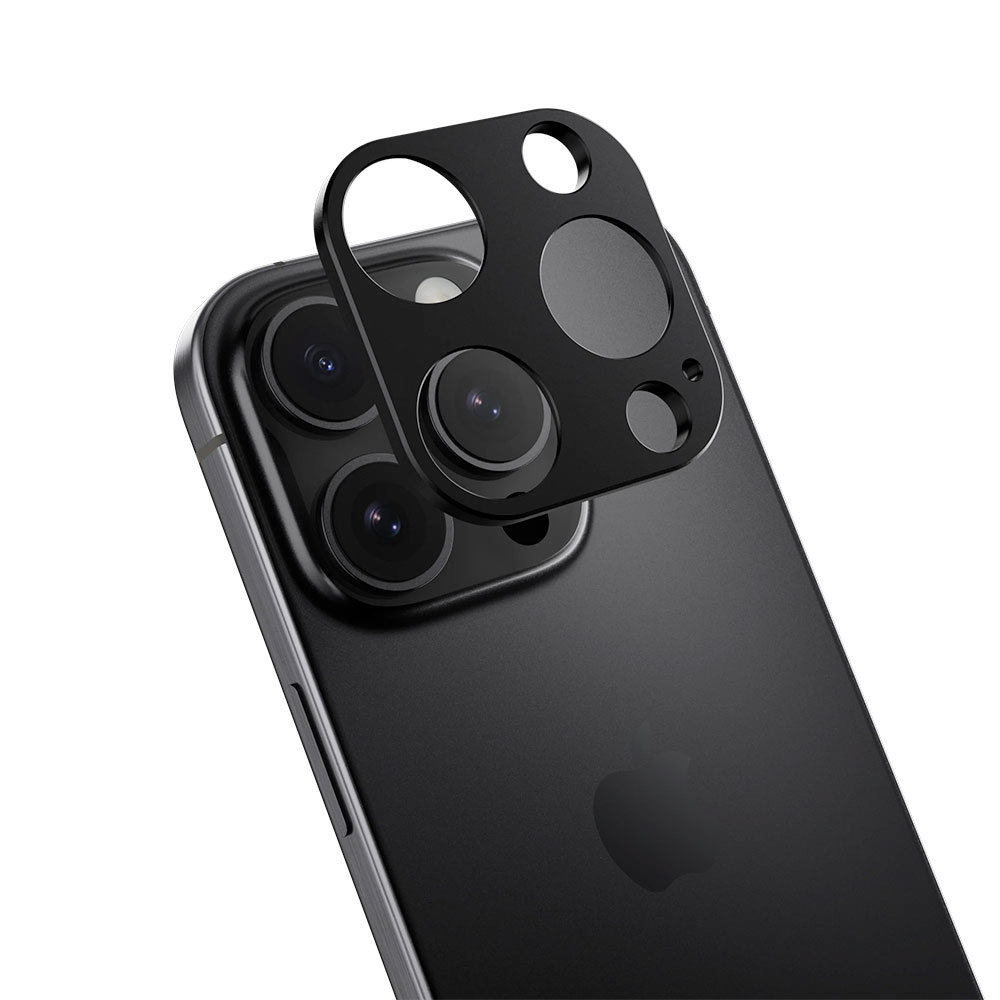 SwitchEasy LenShield Aluminum Lens Protector pre iPhone 16 Pro/16 Pro Max - Titanium Black