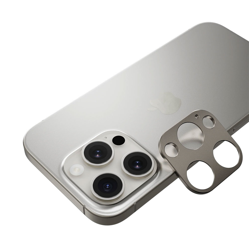 SwitchEasy LenShield Aluminum Lens Protector pre iPhone 16 Pro/16 Pro Max - Titanium