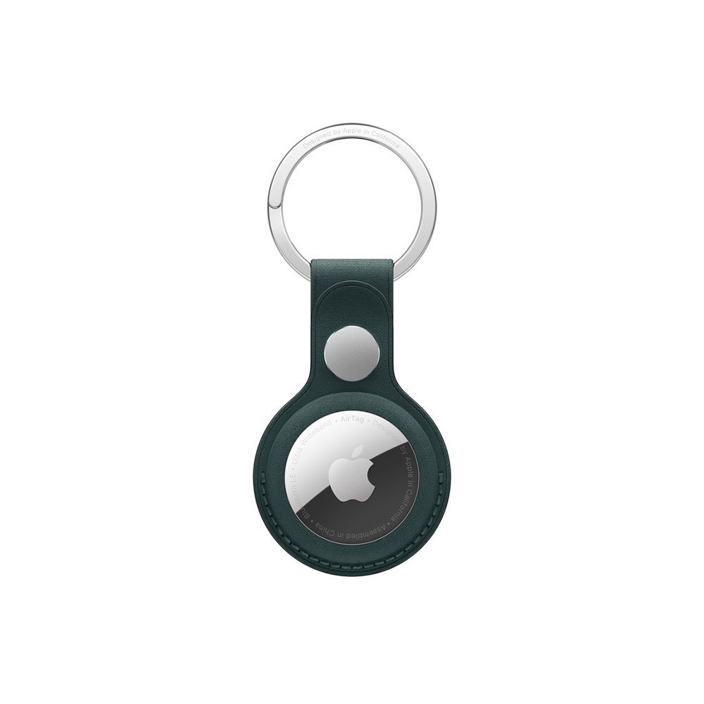 Apple AirTag FineWoven Key Ring-Dark Green