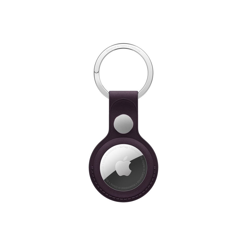 Apple AirTag FineWoven Key Ring-Blackberry