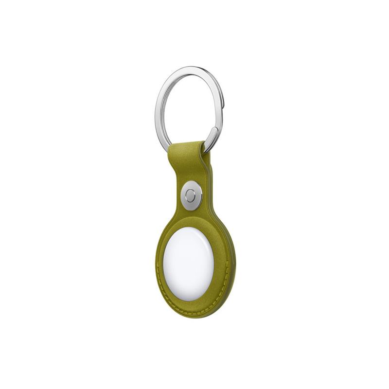 Apple AirTag FineWoven Key Ring - Chartreuse