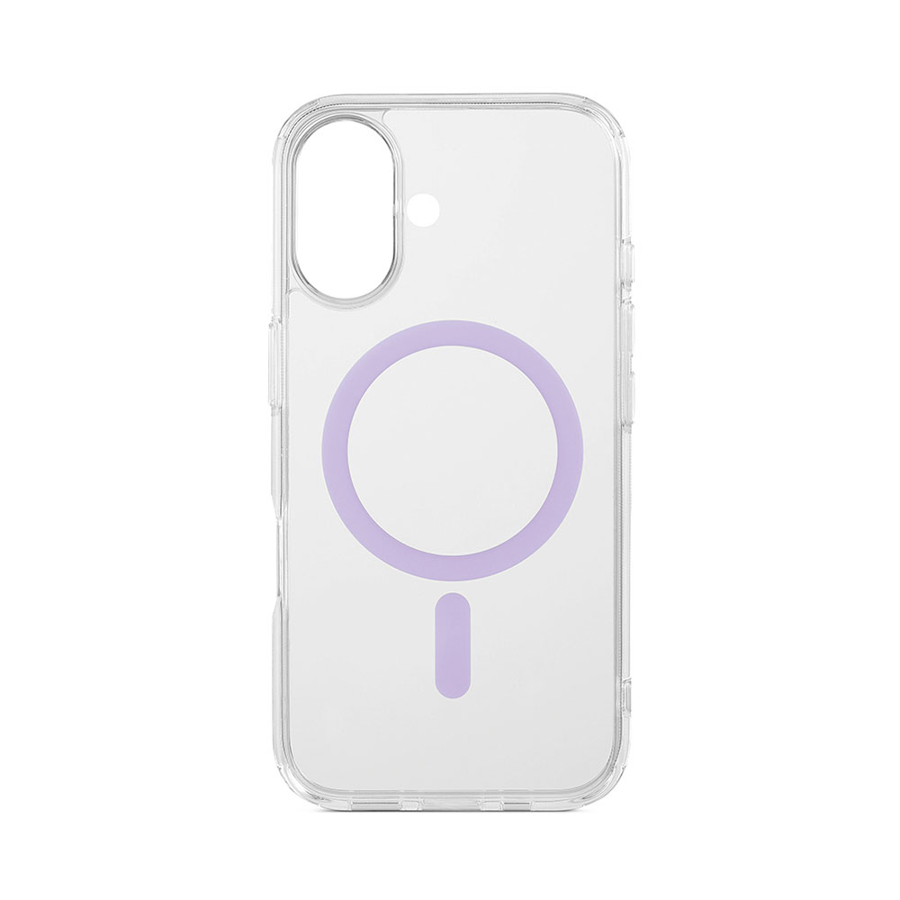 Aiino - Frozen Case with magnet for iPhone 16 - Lilac