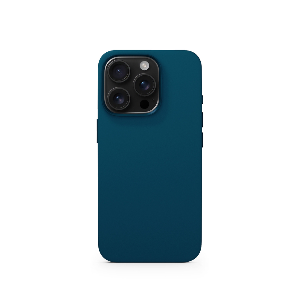 Epico Mag+ Silicone Case Pro iPhone 16 Pro Max - petrolejově modrá