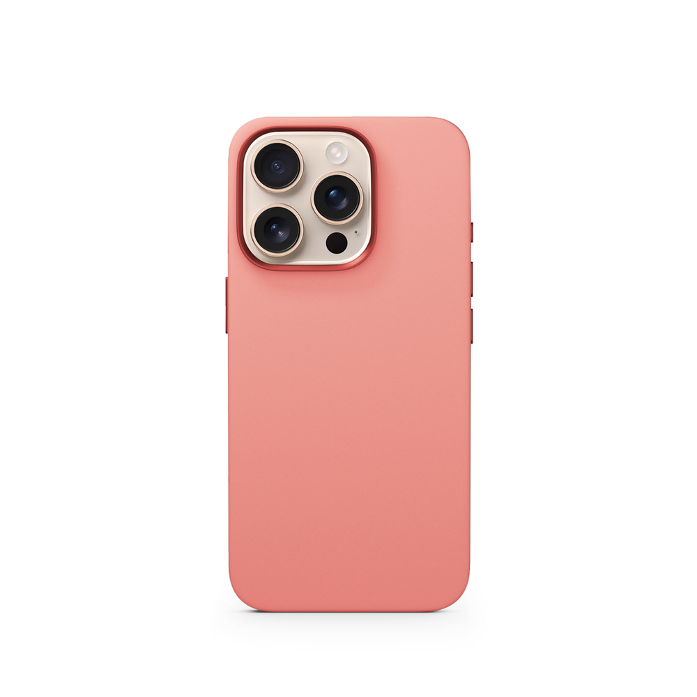 Epico Mag+ Silicone Case Pro iPhone 16 Pro Max - broskvově růžová
