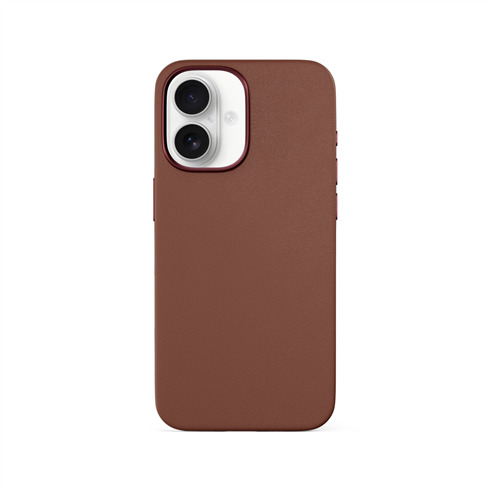 Epico Mag+ Leather Case iPhone 16 Plus - hnědá