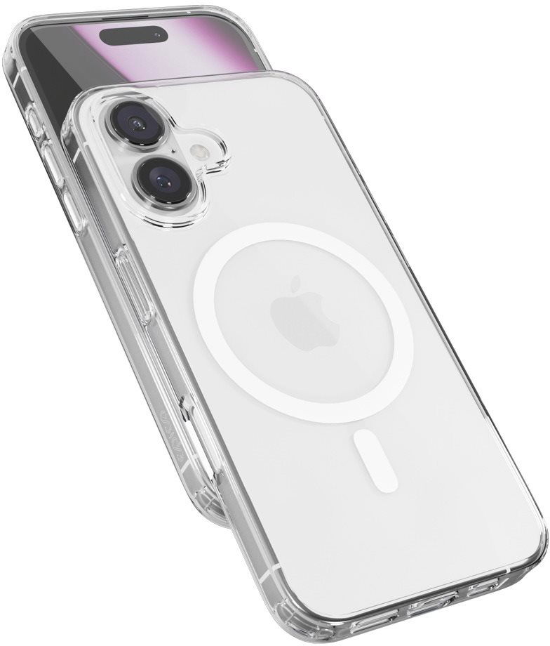 Epico Resolve Case Magnetic iPhone 16 - transparentný