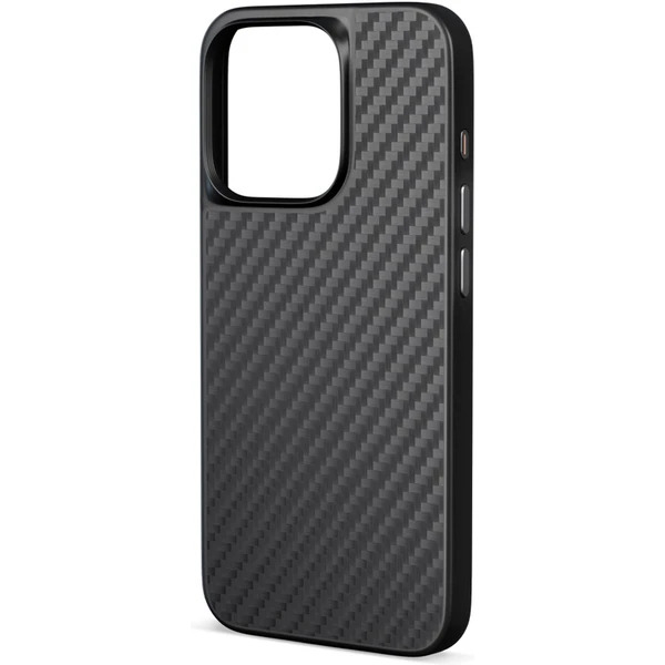 Epico Mag+ Hybrid Carbon Case iPhone 16 Pro Max - čierna