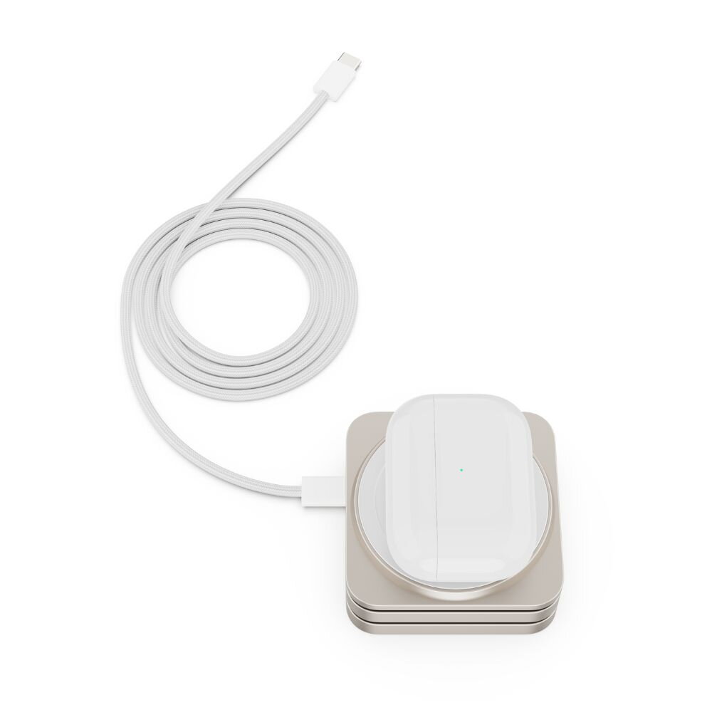 Cubenest Qi2 3v1 Skladacia bezdrôtová nabíjačka SQ312 Pro - titanová