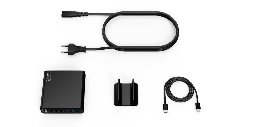 Cubenest S6D0 PD 3.1 GaN Adaptér 240W - černá