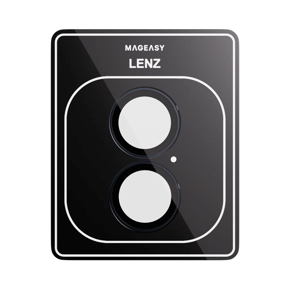SwitchEasy Lenz Sapphire Camera Lens Protector pre iPhone 16/16 Plus - Black