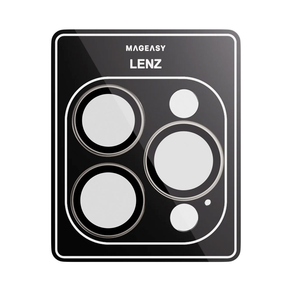 SwitchEasy Lenz Sapphire Camera Lens Protector pre iPhone 16 Pro/16 Pro Max - Titanium
