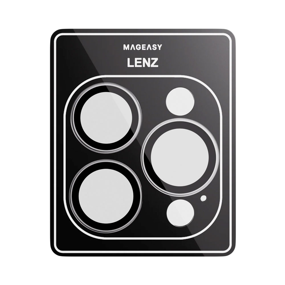 SwitchEasy Lenz Sapphire Camera Lens Protector pre iPhone 16 Pro/16 Pro Max - White Titanium