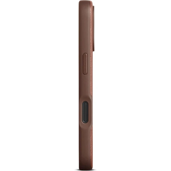 Woolnut Leather Case for iPhone 16 - Cognac