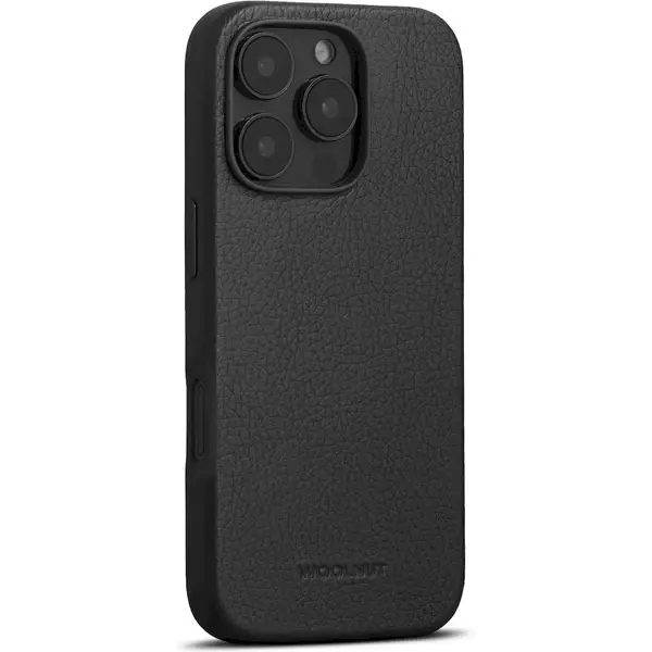 Woolnut Leather Case for iPhone 16 Pro Max - Black