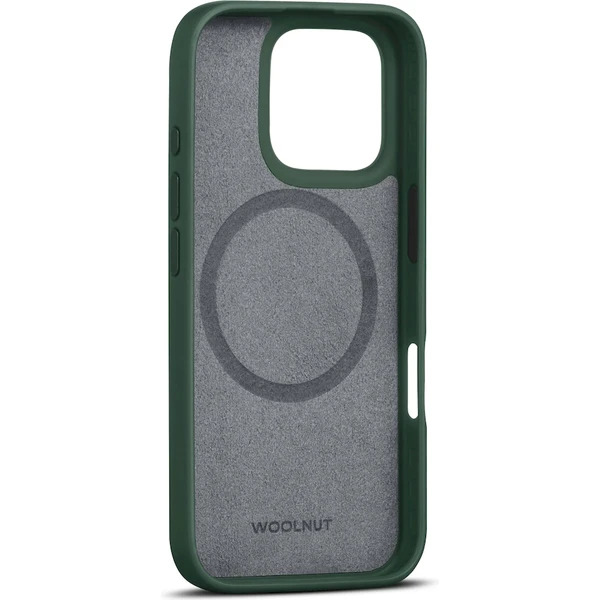 Woolnut Leather Case for iPhone 16 Pro - Green