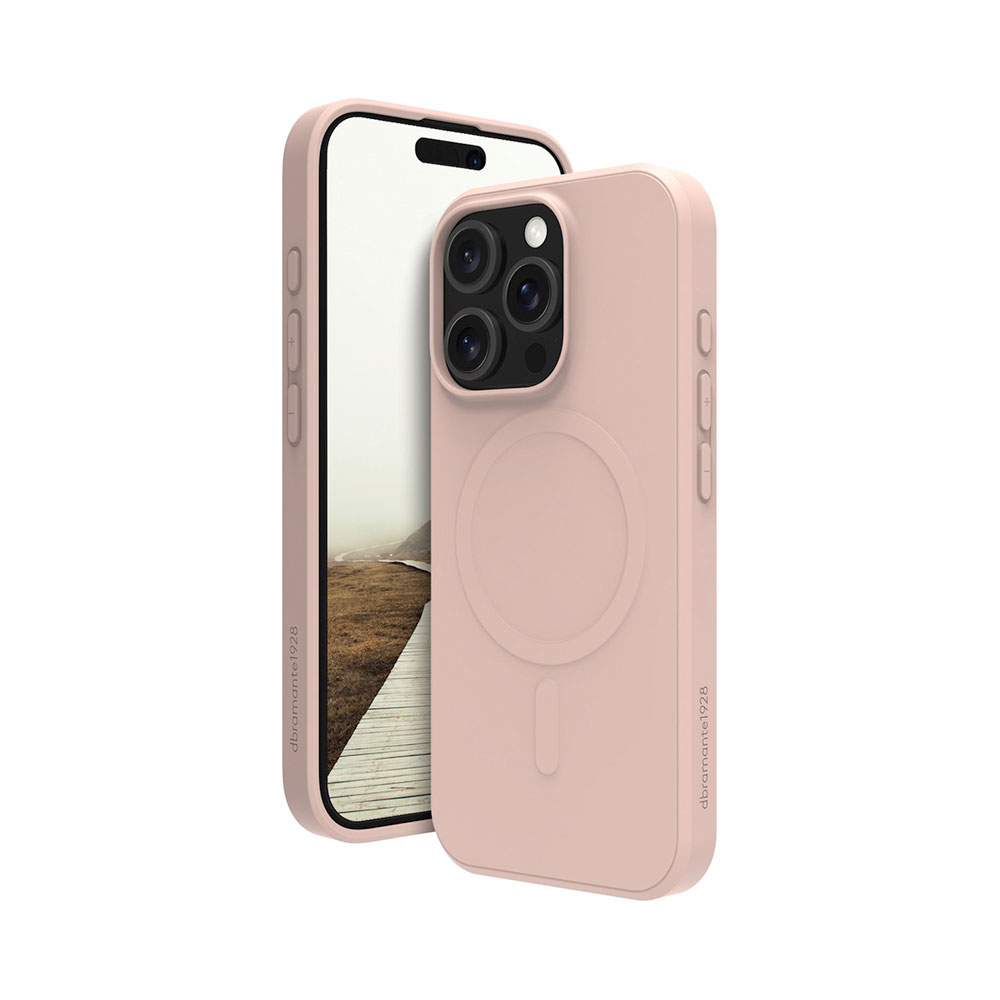 dbramante1928 - Puzdro Greenland Pro pre iPhone 16 Pro, pink sand