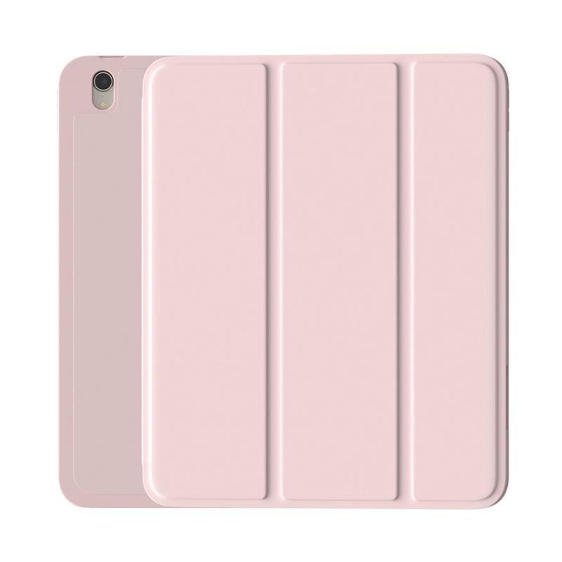 Devia puzdro Leather Case with Pencil Slot pre iPad Pro 11" M4/M5 - Light Pink