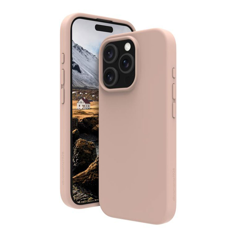 dbramante1928 - Puzdro Monaco 2 s MagSafe pre iPhone 16 Pro Max, pink sand