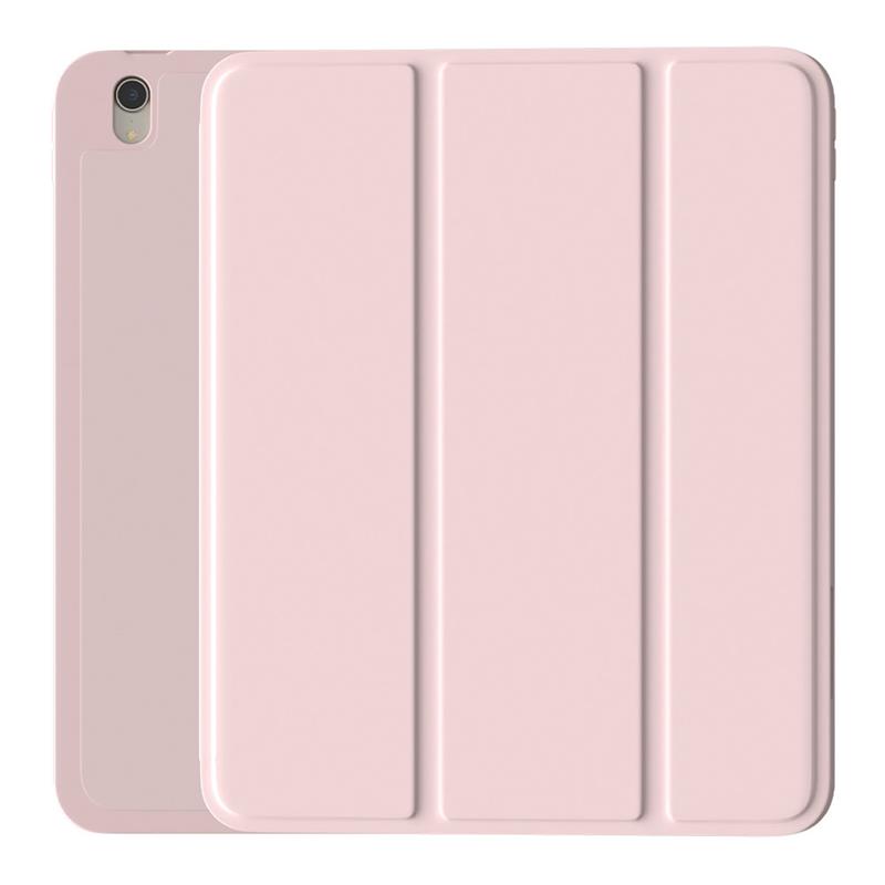 Devia puzdro Leather Case with Pencil Slot pre iPad Pro 13" M4/M5 - Light Pink