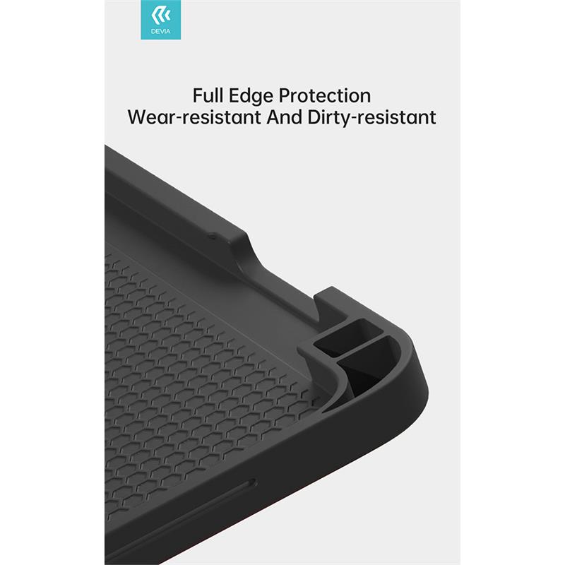 Devia puzdro Leather Case with Pencil Slot pre iPad Pro 13" M4/M5 - Light Pink