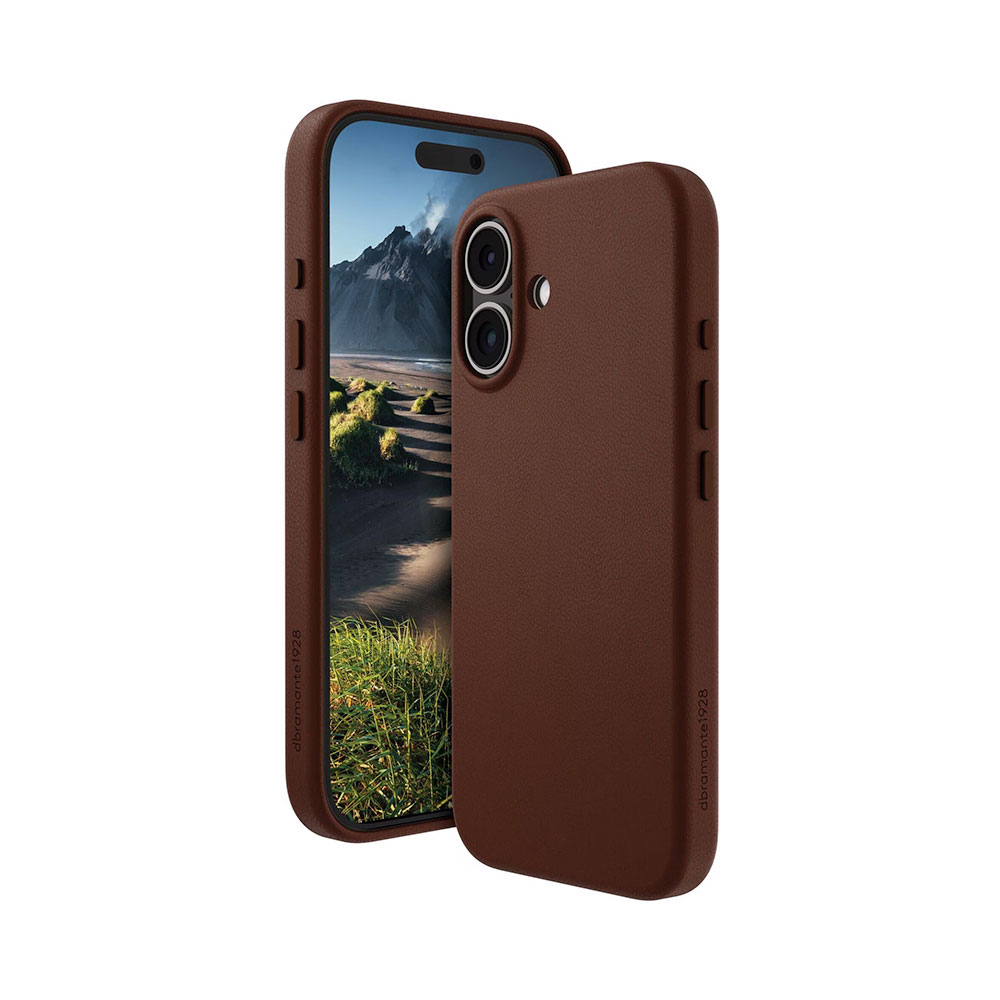 dbramante1928 - Puzdro Roskilde 2 s MagSafe pre iPhone 16, dark tan
