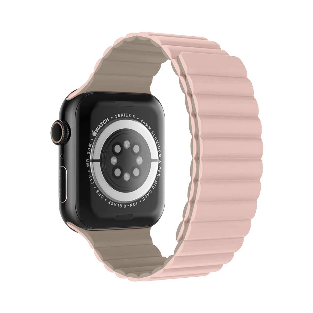 Devia remienok Nature Silicone Magnetic Watch Band 40/41/42mm - Stardust Pink