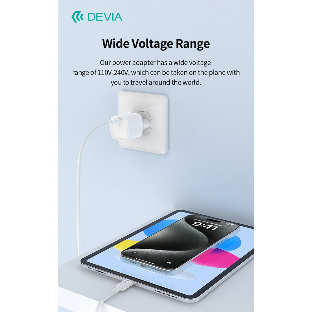 Devia sieťová nabíjačka Extreme Speed Mini PD Quick Charger 20W - White