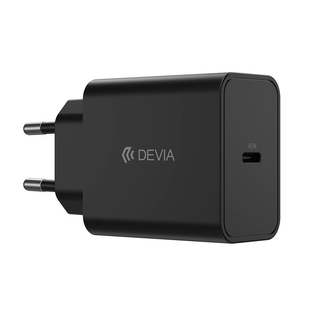 Devia sieťová nabíjačka Rocket Series PD Quick Charger 45W - Black