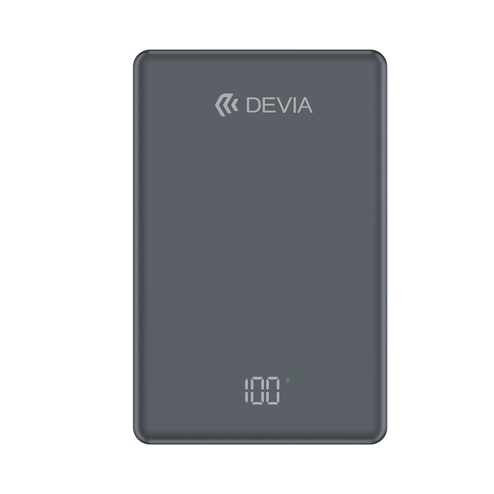 Devia powerbank Extreme Speed Series Mini Magnetic 5.000 mAh PD 20W - Space Gray