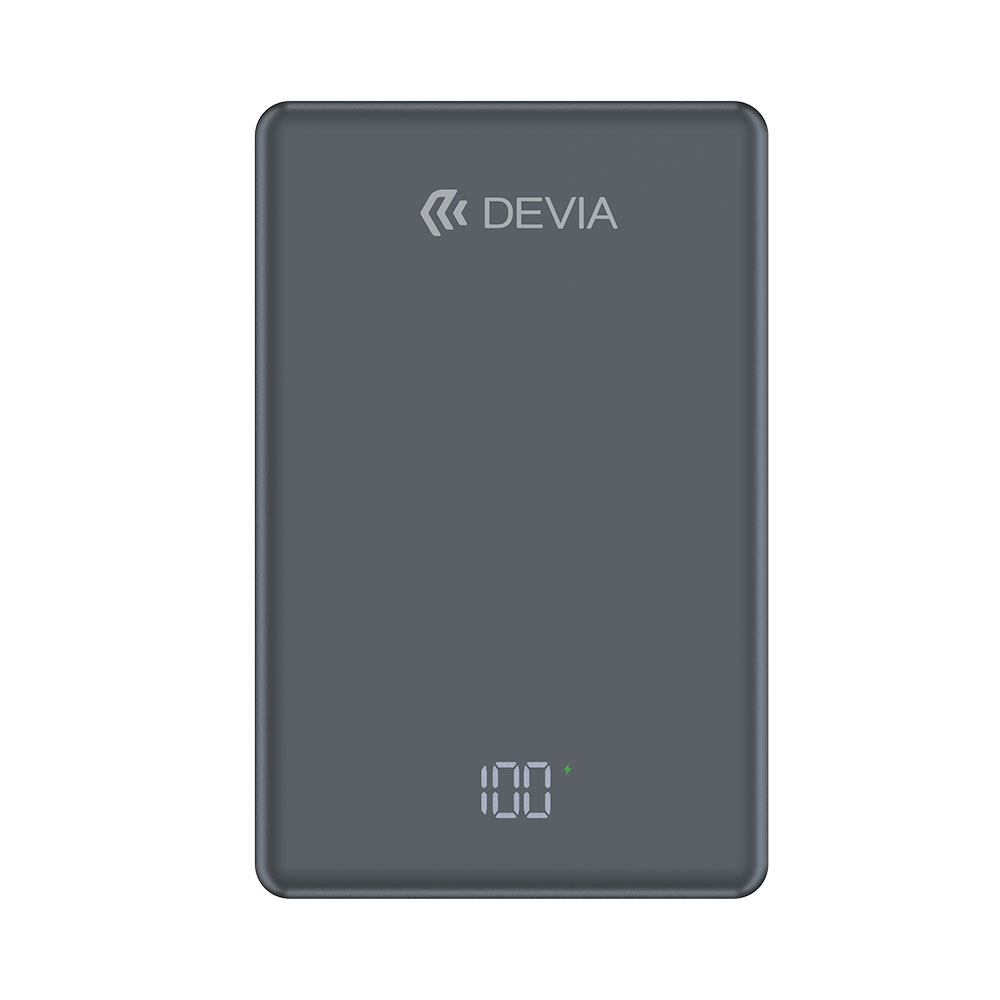 Devia powerbank Extreme Speed Series Mini Magnetic 10.000 mAh PD 20W - Space Gray