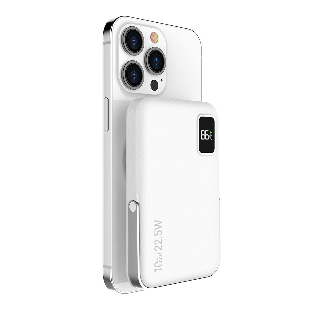 Devia powerbank Extreme Speed Series Magnetic with Bracket 10.000 mAh 22.5W - White