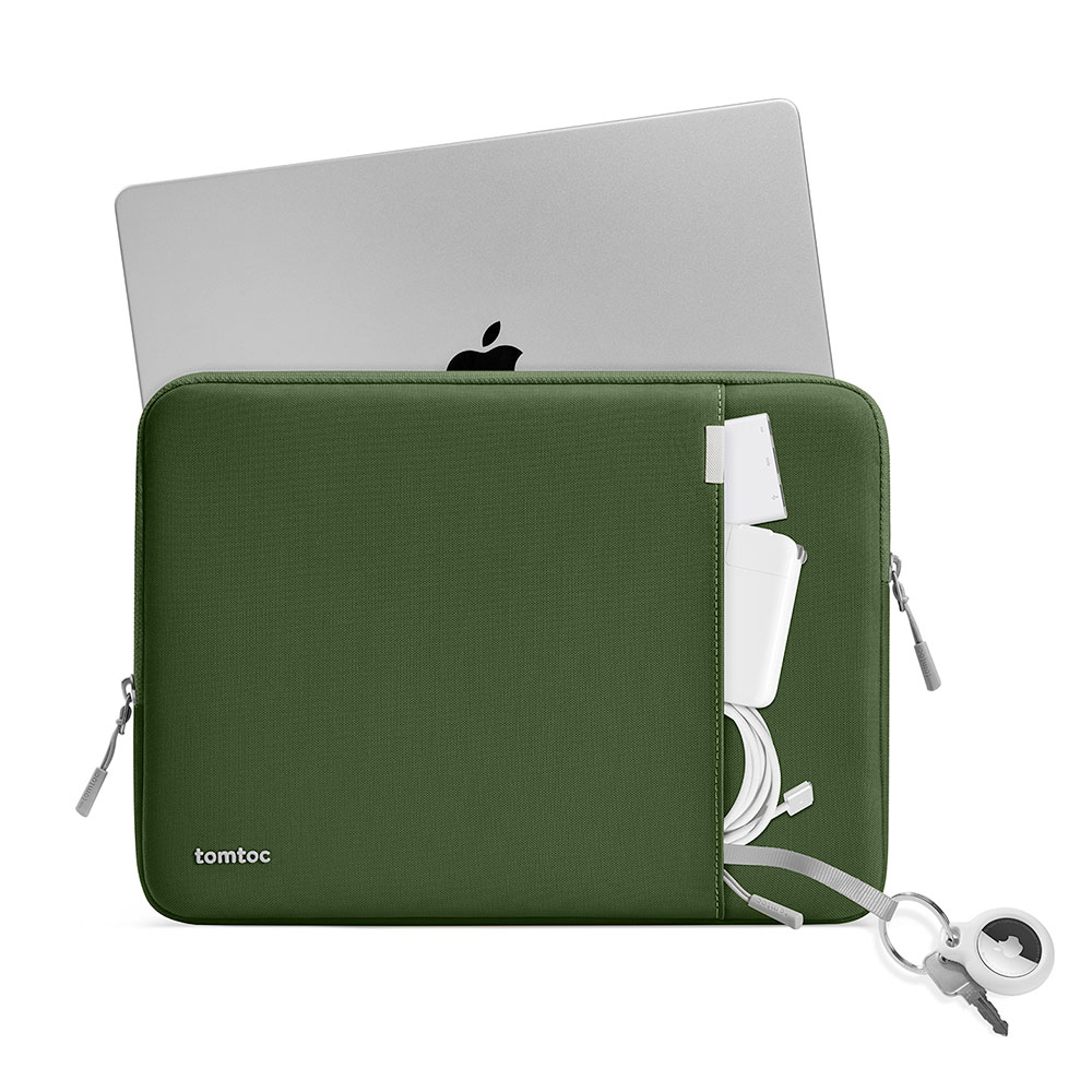 TomToc puzdro 360 Protective Sleeve pre Macbook Pro 14" M1/M2/M3/M4 - Olive Green