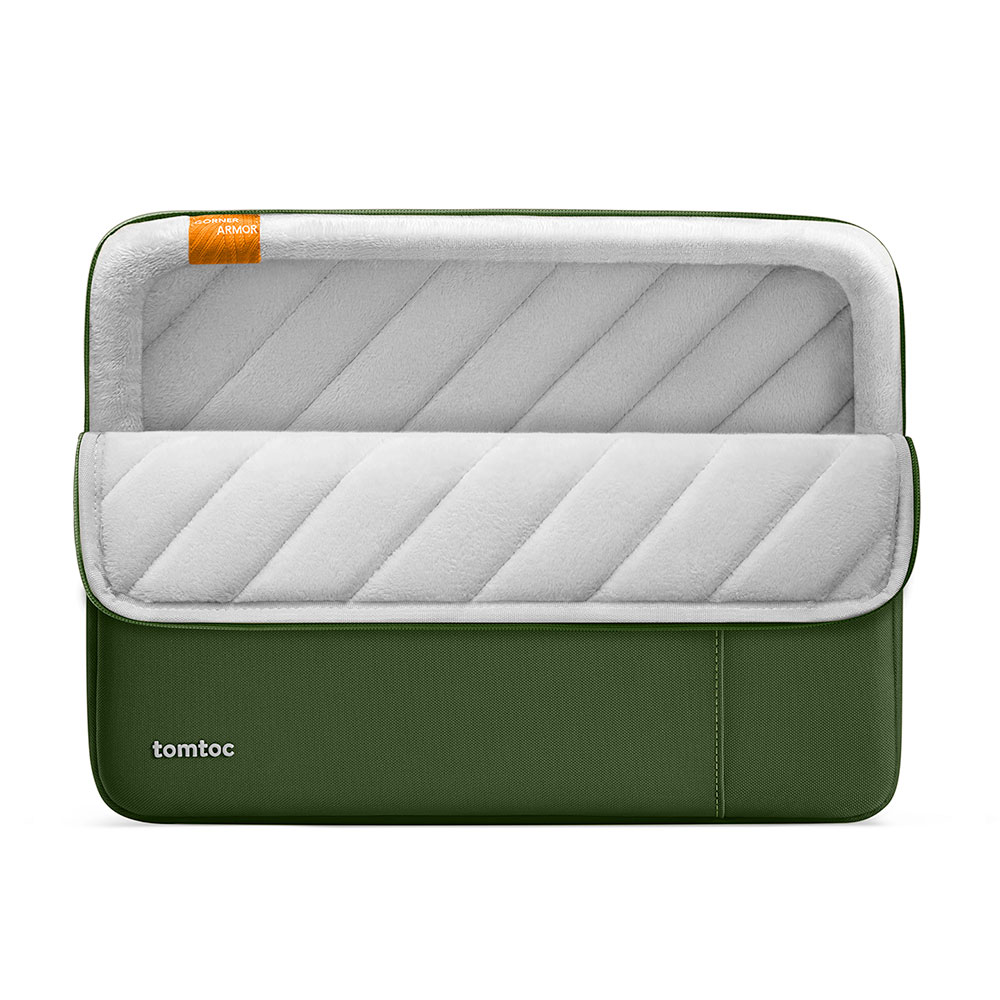 TomToc puzdro 360 Protective Sleeve pre Macbook Pro 14" M1/M2/M3/M4 - Olive Green