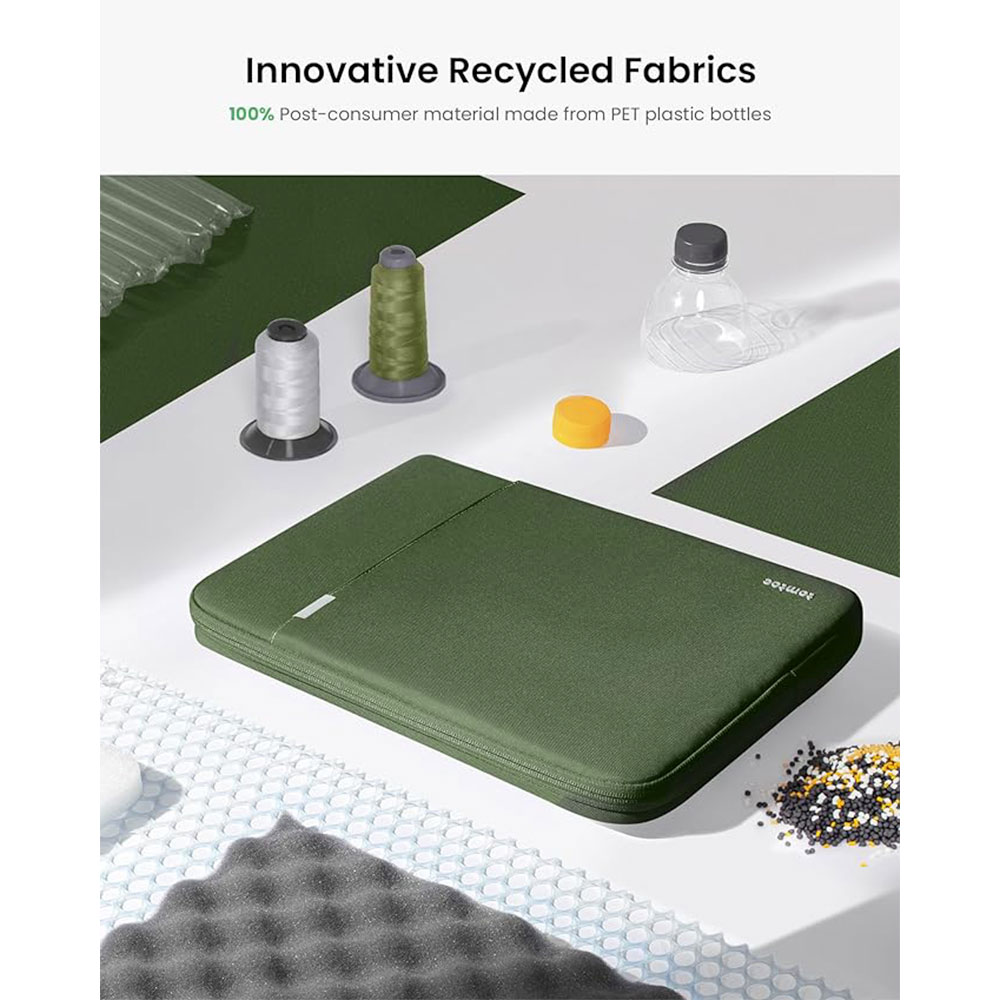 TomToc puzdro 360 Protective Sleeve pre Macbook Pro 14" M1/M2/M3/M4 - Olive Green