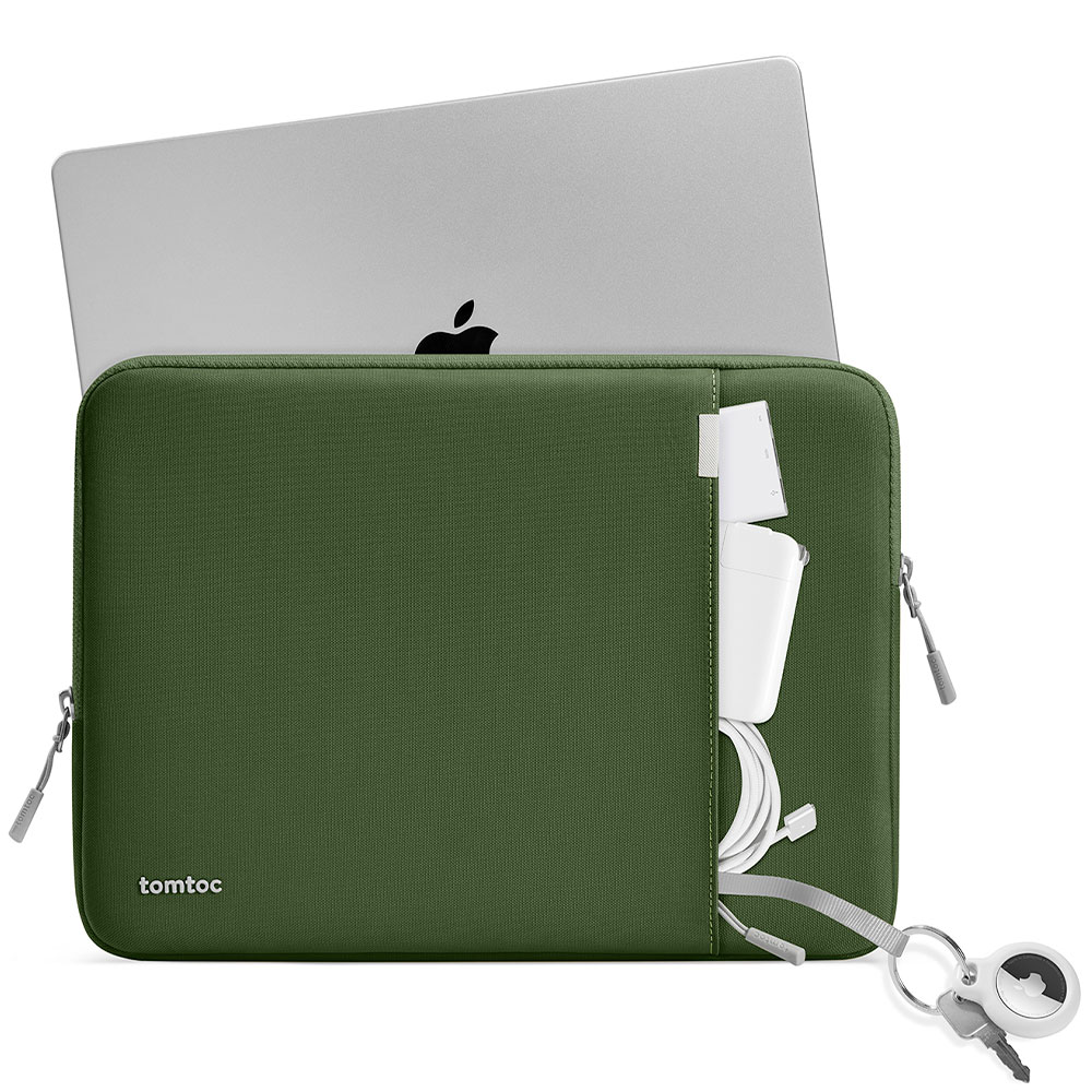 TomToc puzdro 360 Protective Sleeve pre Macbook Pro 16" M1/M2/M3/M4 - Olive Green