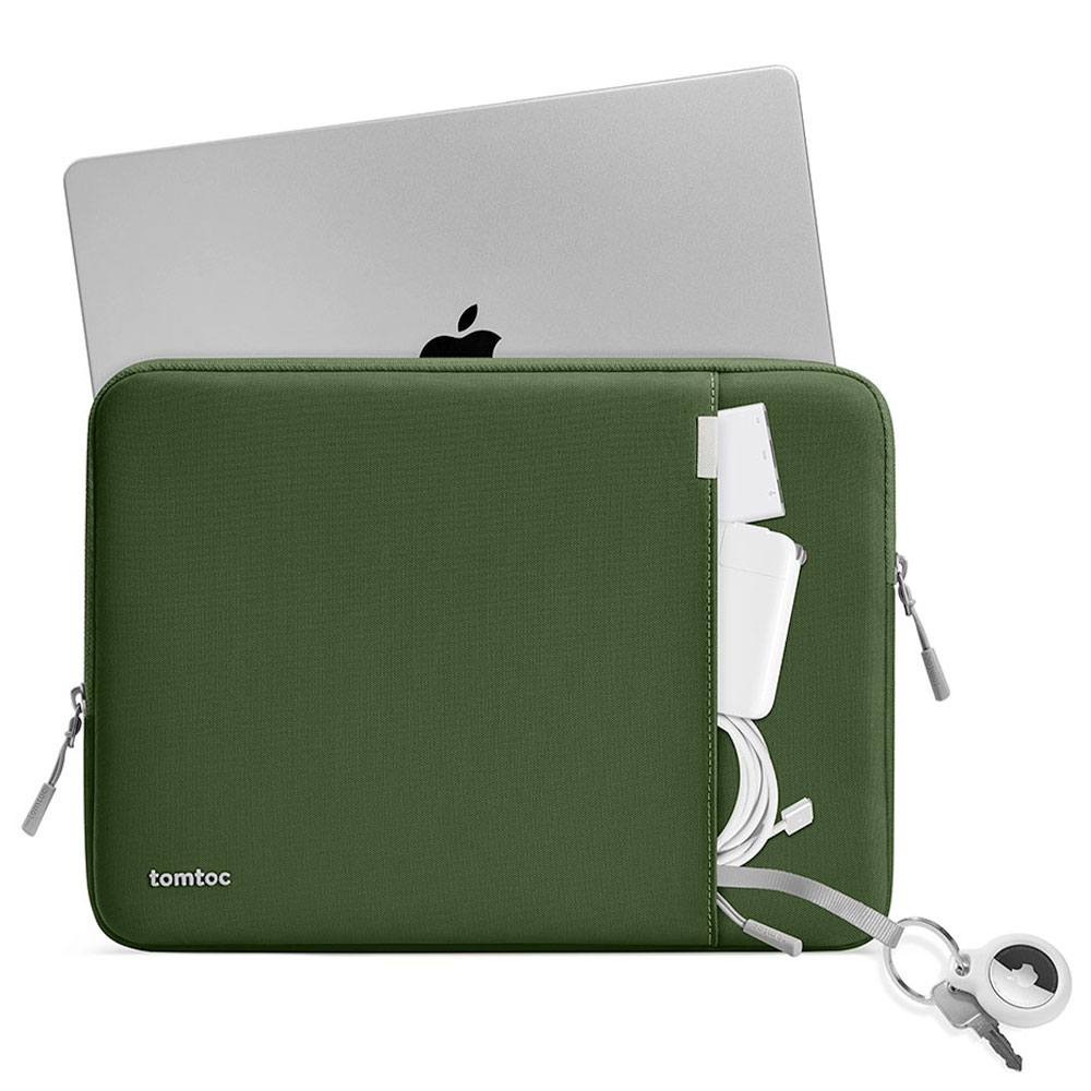 Tomtoc puzdro 360 Protective Sleeve pre Macbook Air 15" M2/M3/M4 - Olive Green