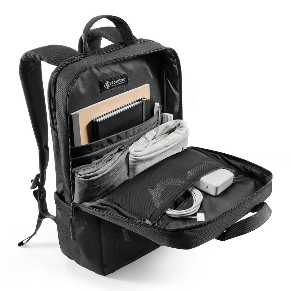 TomToc batoh Navigator T71 Laptop Backpack 18L - Black